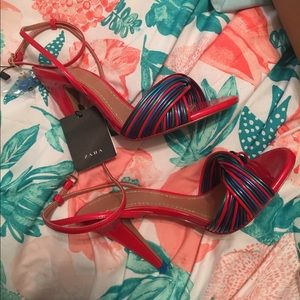 Zara color heels